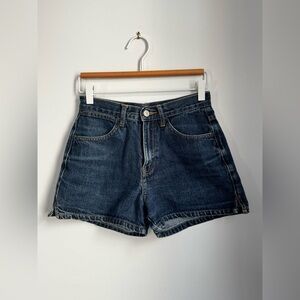 GAP Dark Blue High-Rise Denim Shorts